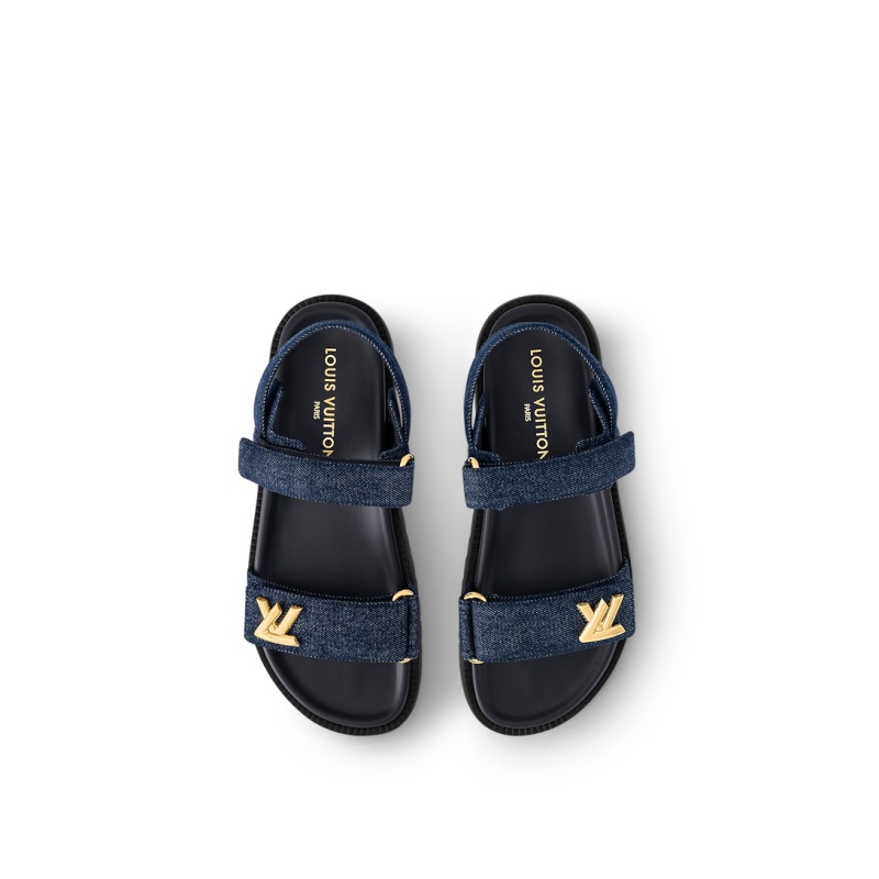 LV Sunset Flat Comfort Sandal - Image 2